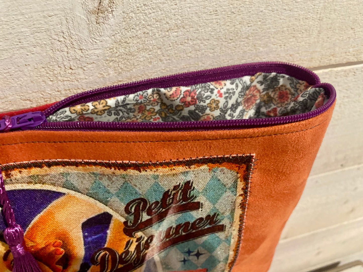 POCHETTES VINTAGE en suédine