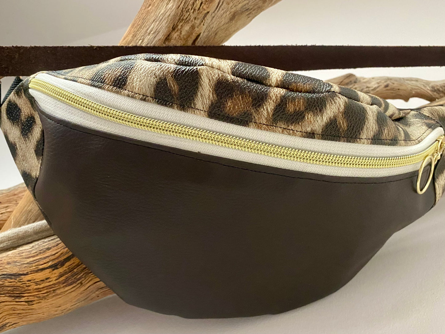 BANANE XL simili marron et léopard