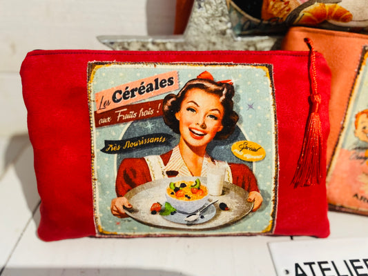 POCHETTES VINTAGE en suédine