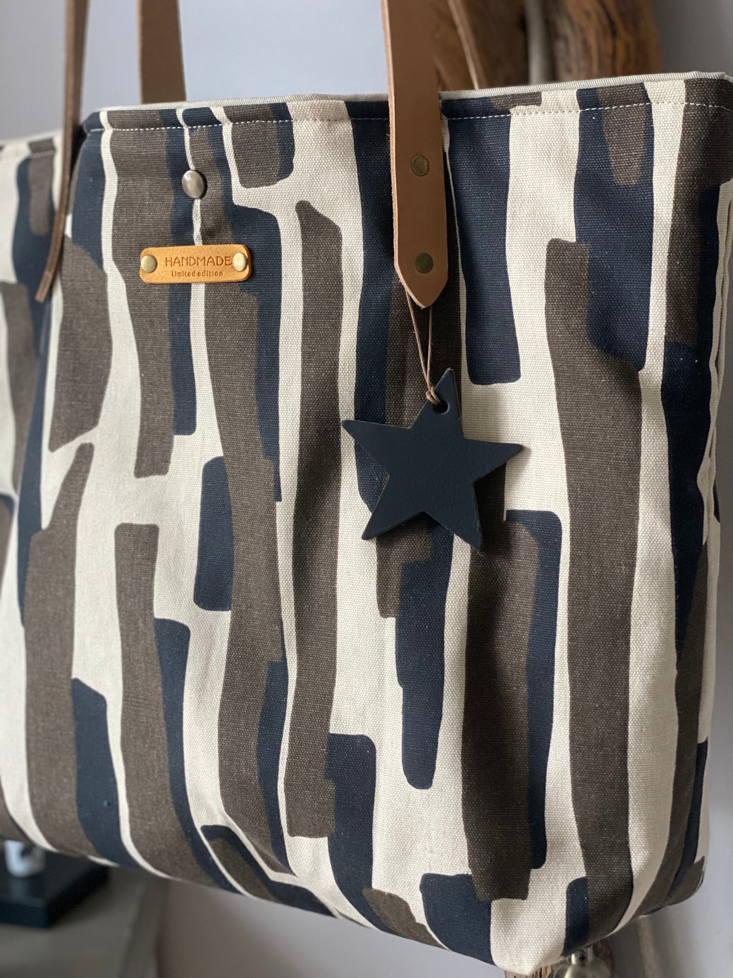 BROWNY Sac Cabas anses cuir