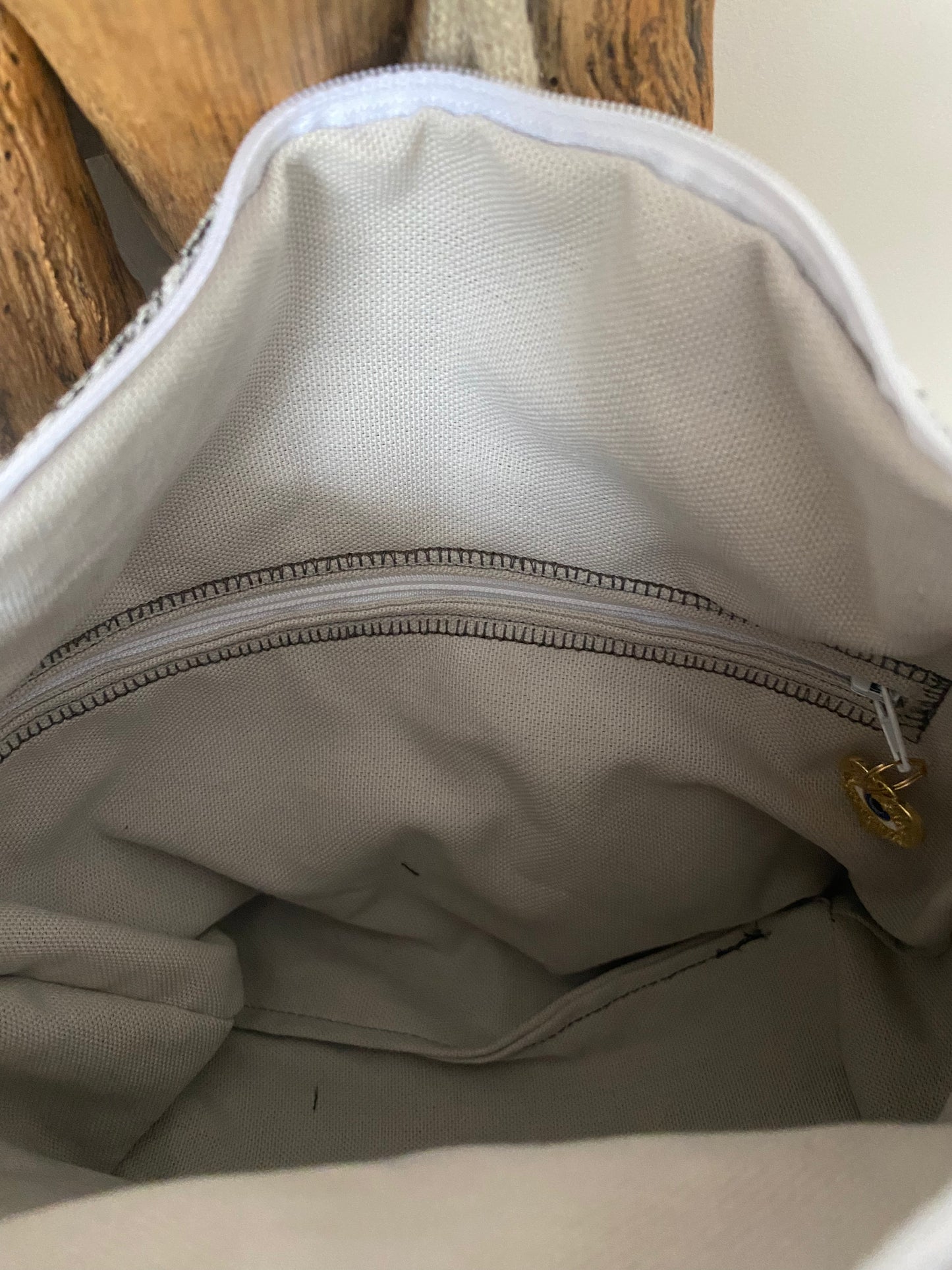 PALM : sac bandoulière, sangle cuir camel