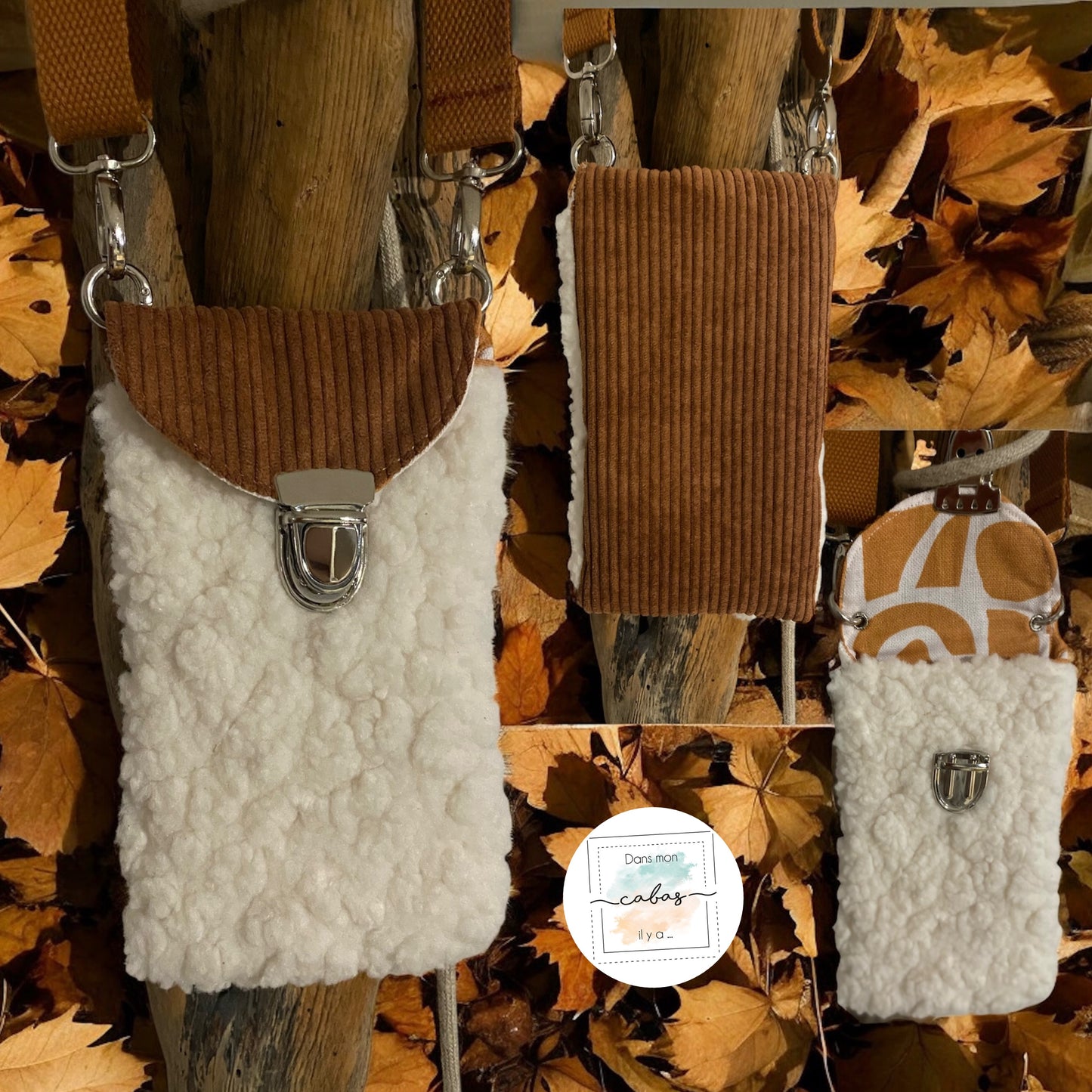 MOUMOUTTE pochette smartphone bandoulière