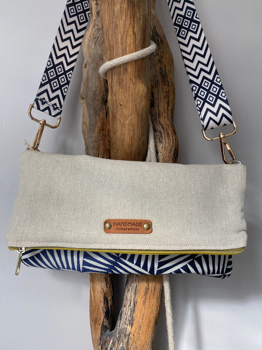 LEAF pochette zippée à rabat