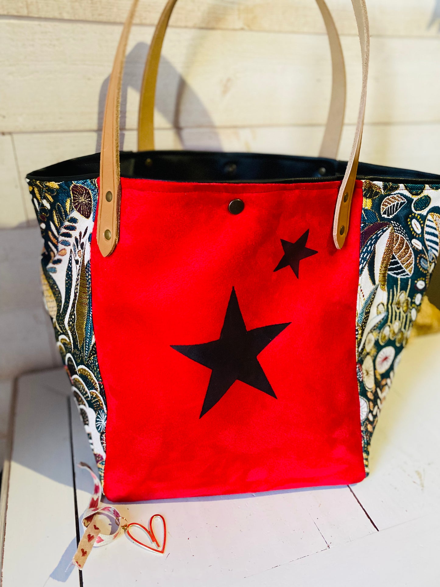 STARS Sac cabas anses cuir limousin ⭐️