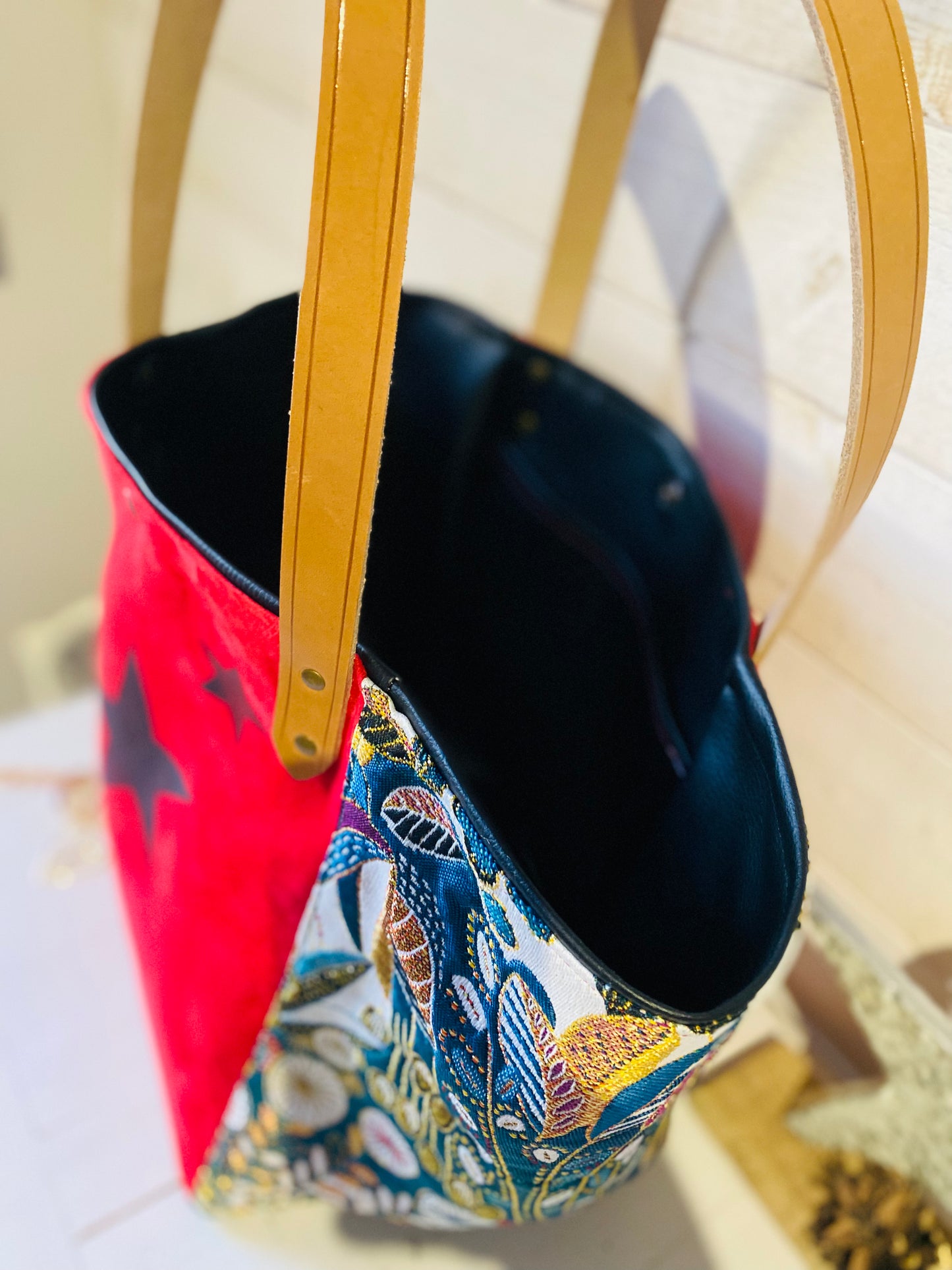 STARS Sac cabas anses cuir limousin ⭐️