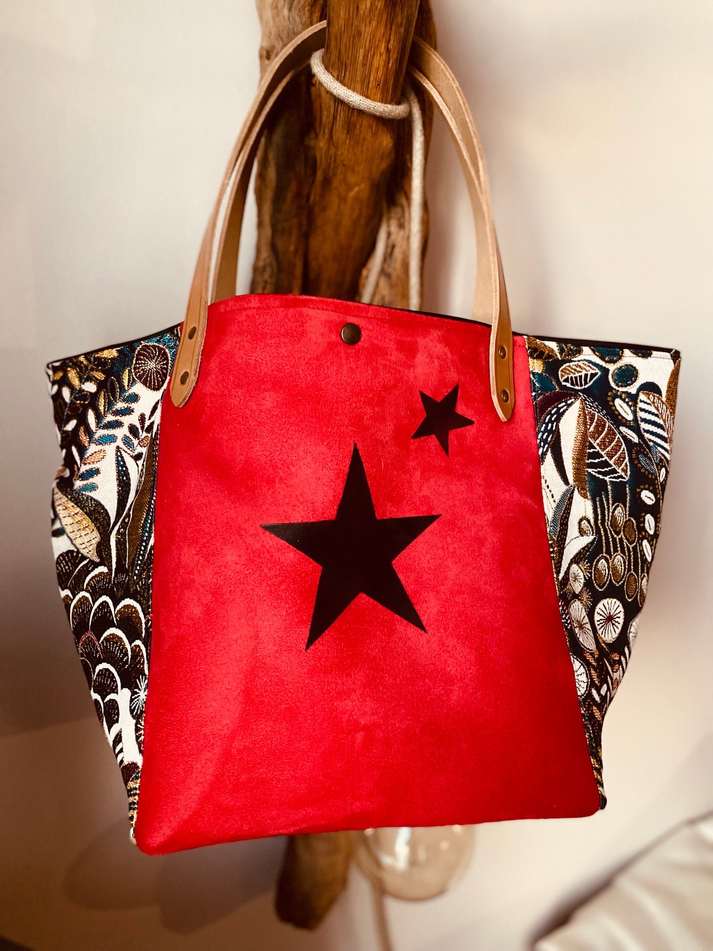 STARS Sac cabas anses cuir limousin ⭐️