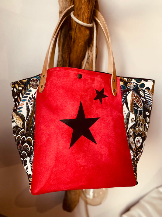 STARS Sac cabas anses cuir limousin ⭐️
