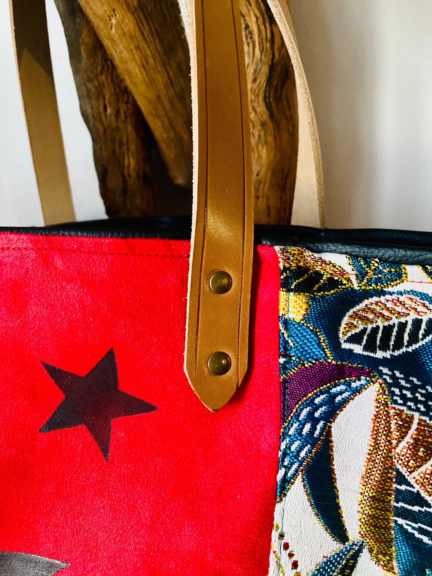 STARS Sac cabas anses cuir limousin ⭐️
