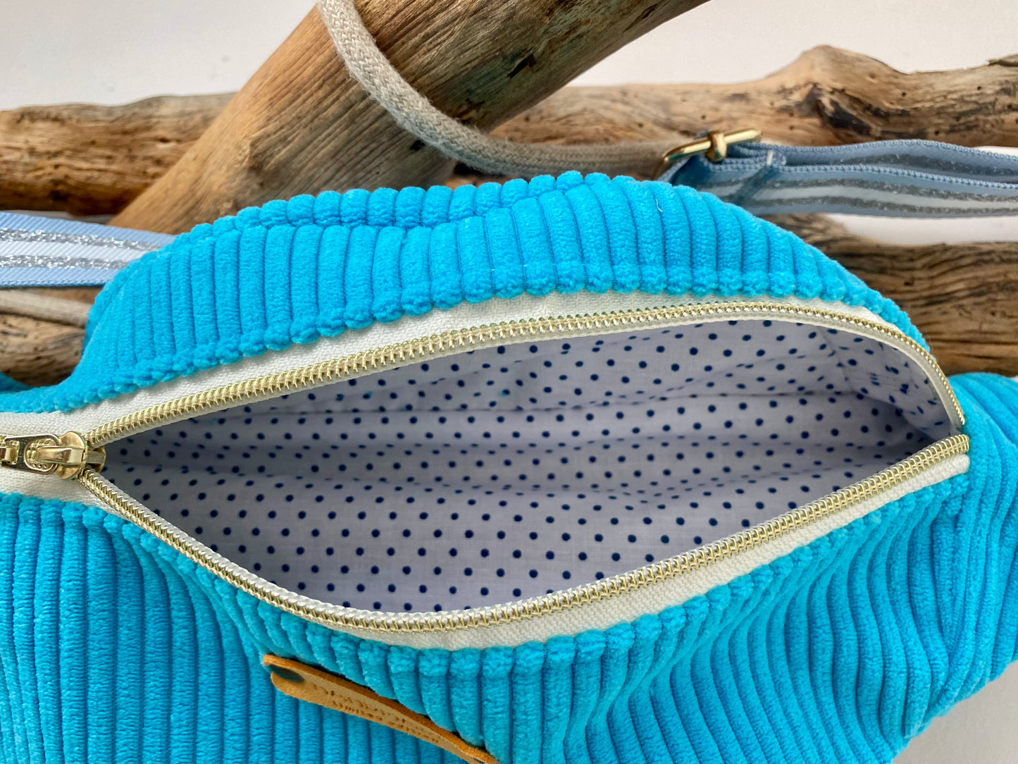 Banane velours bleue/orange/verte