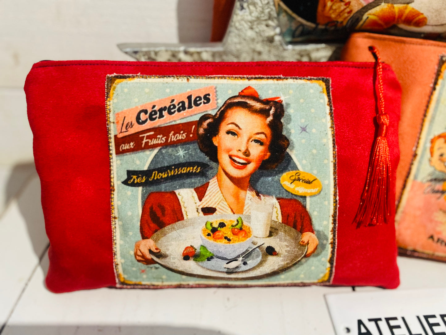 POCHETTES VINTAGE en suédine