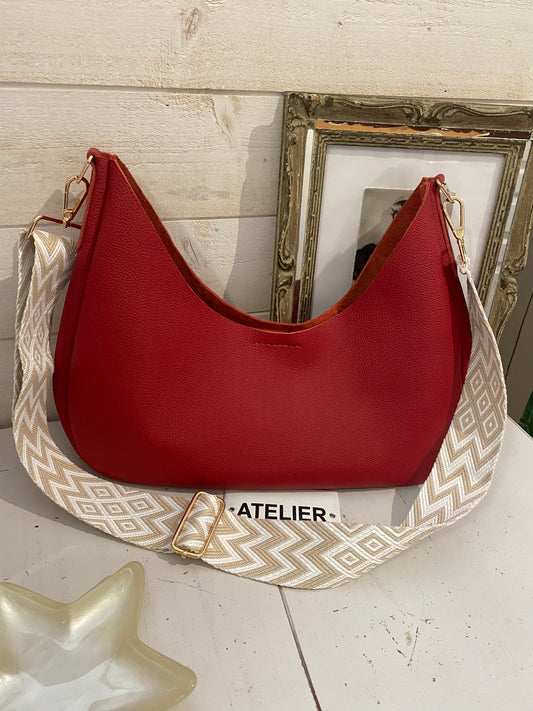 LUNA sac besace cuir souple