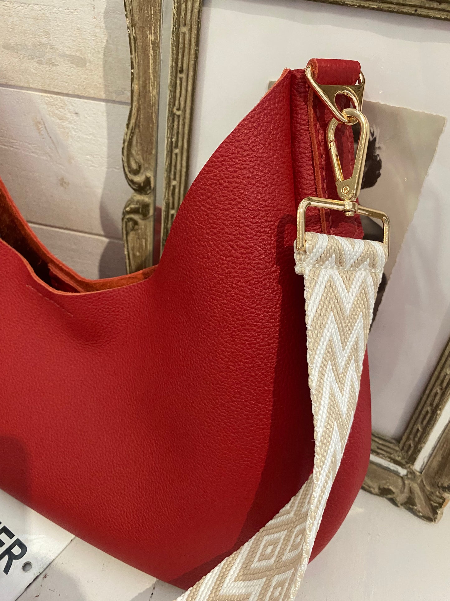 LUNA sac besace cuir souple