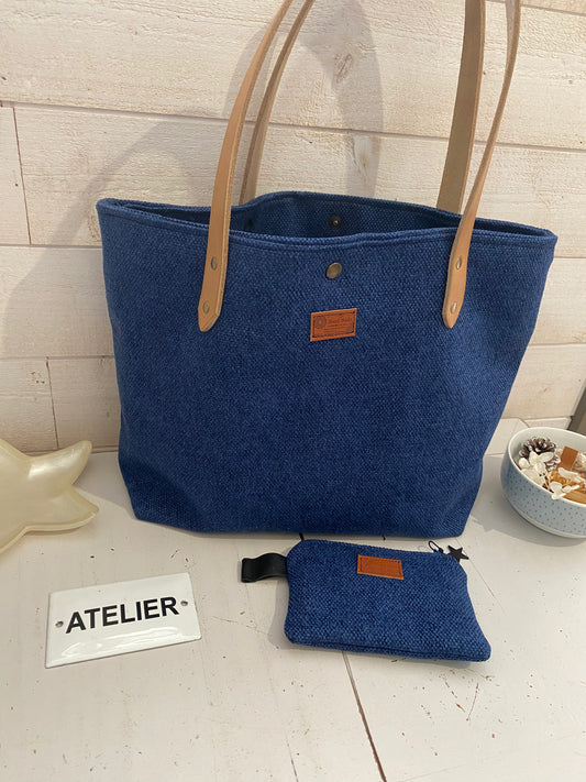 JEAN sac cabas anses cuir