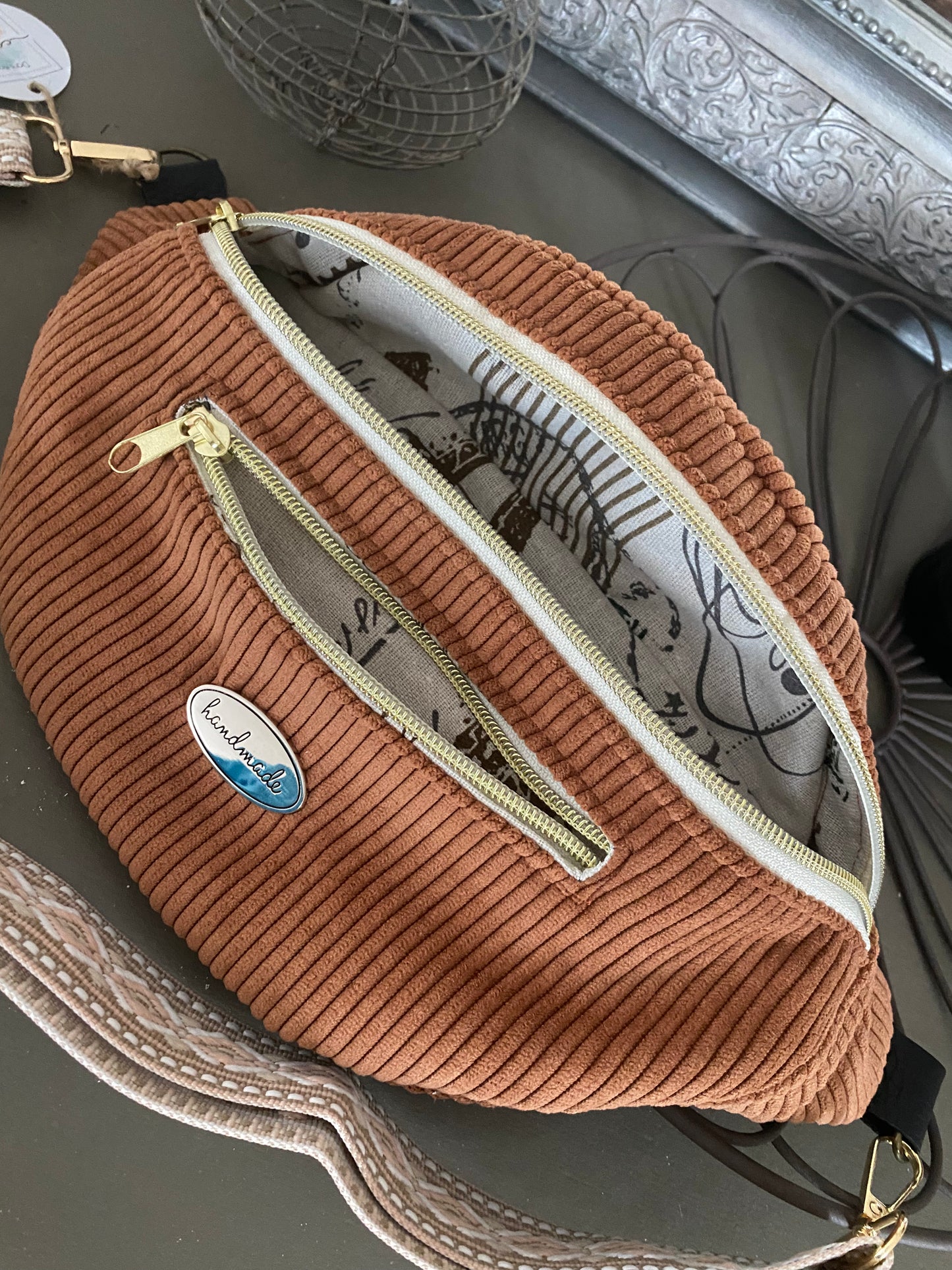 BANANE velours Terracotta XL