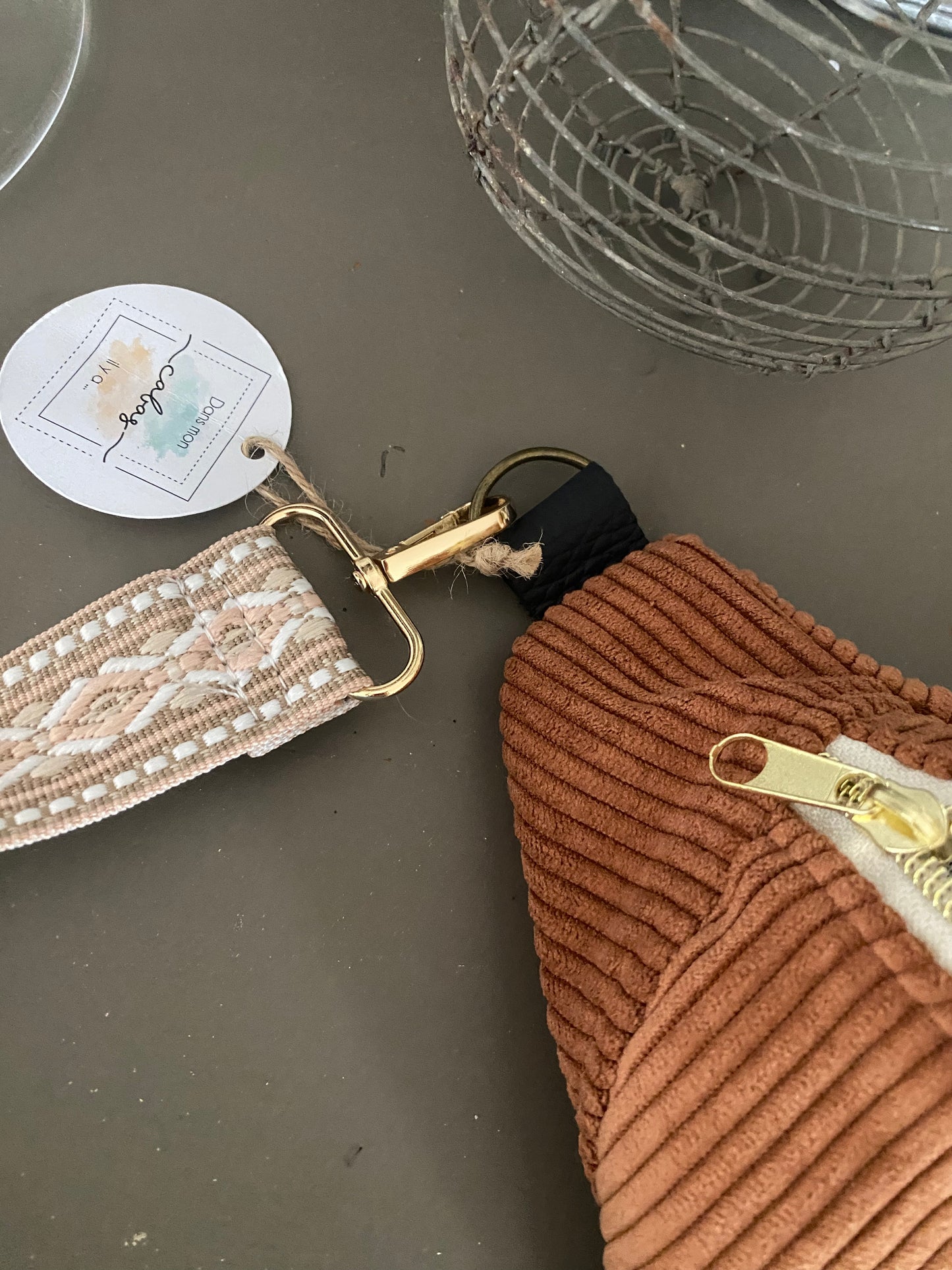 BANANE velours Terracotta XL