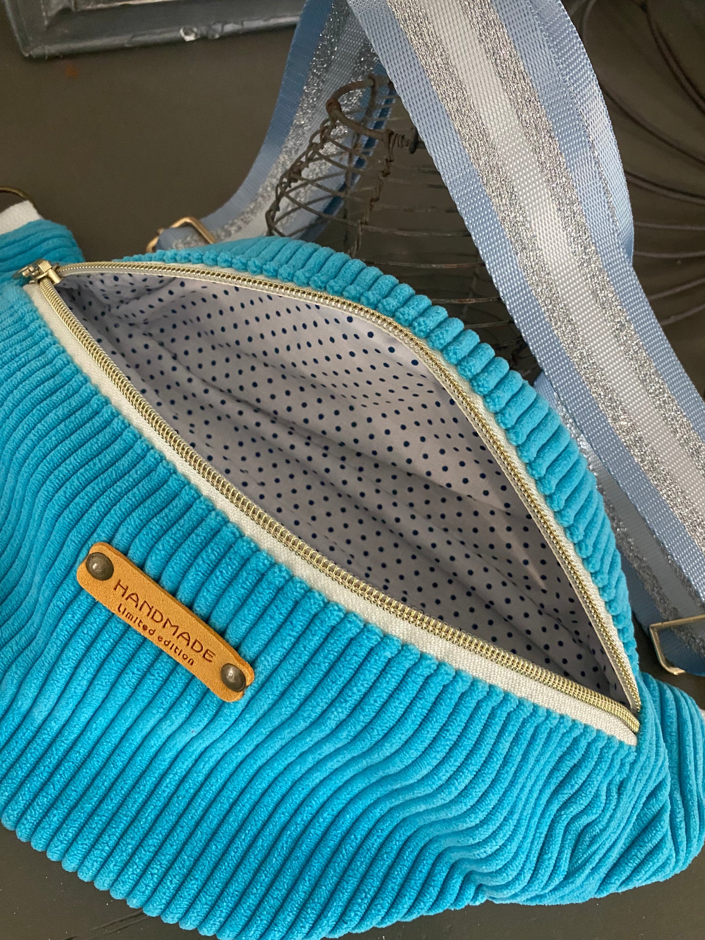 BANANE velours XL bleu ciel