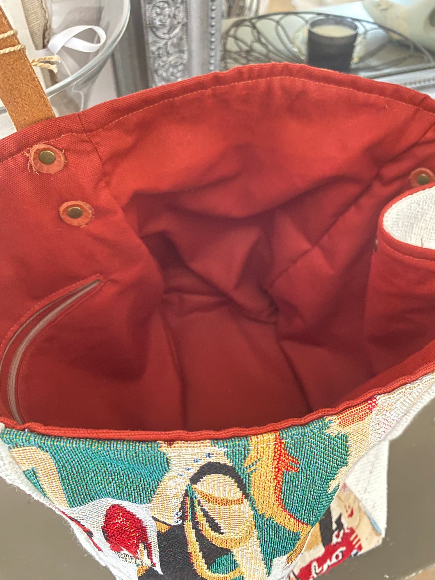 JAZZ sac cabas anses cuir