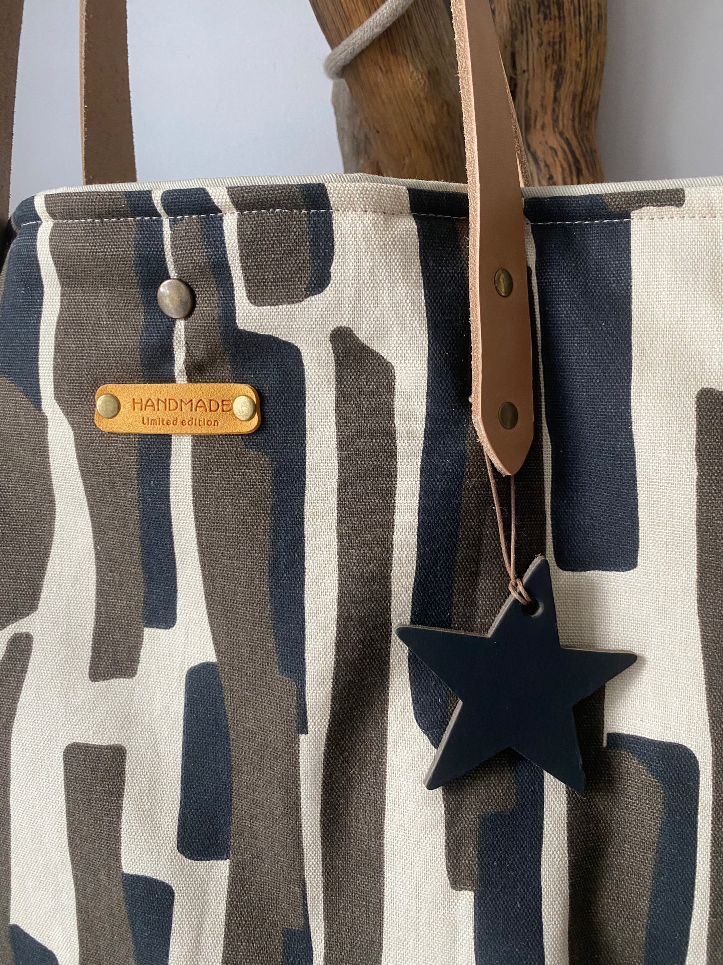 BROWNY Sac Cabas anses cuir