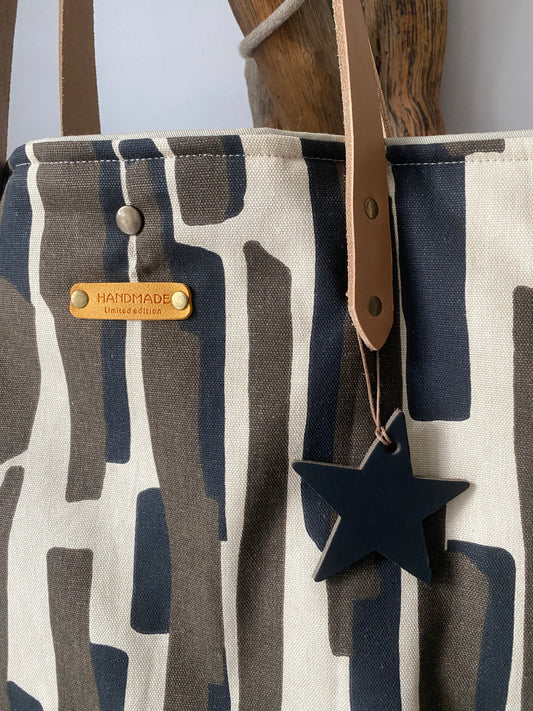 BROWNY Sac Cabas anses cuir