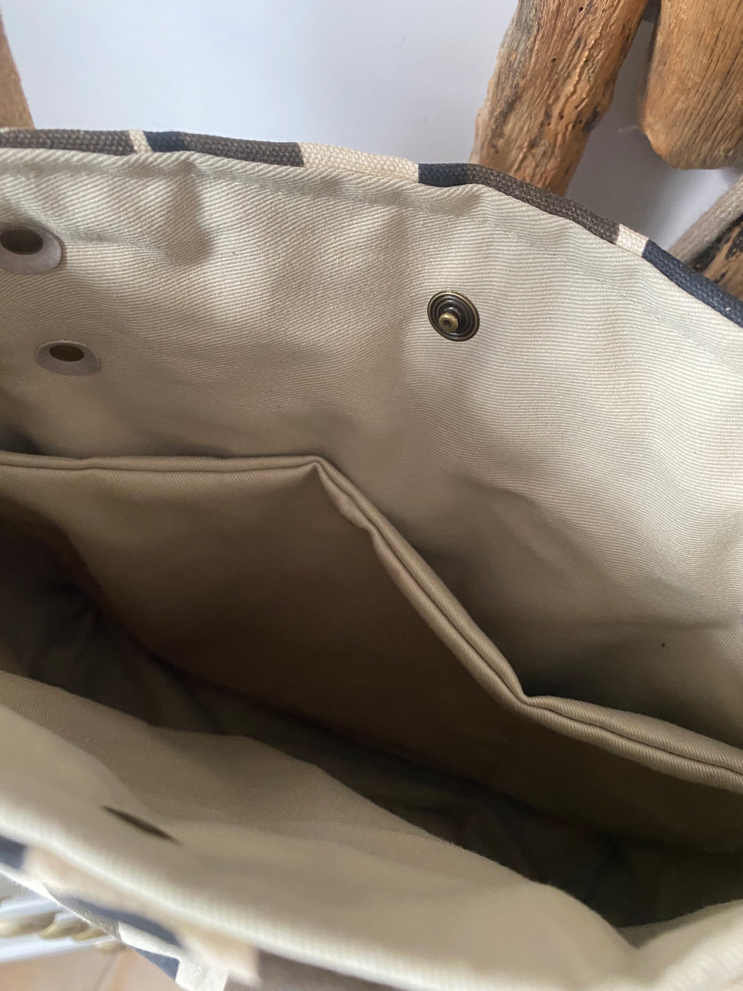 BROWNY Sac Cabas anses cuir