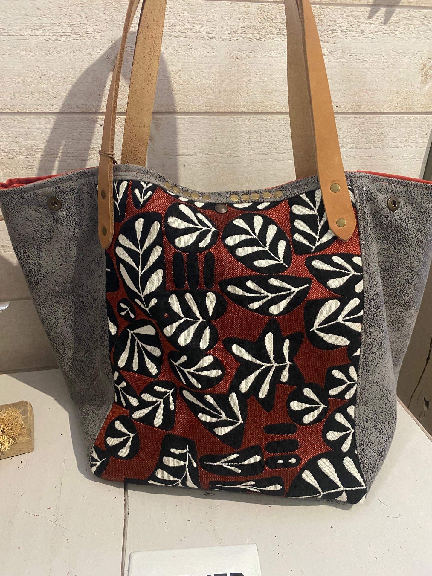 GALETA : cabas anses cuir