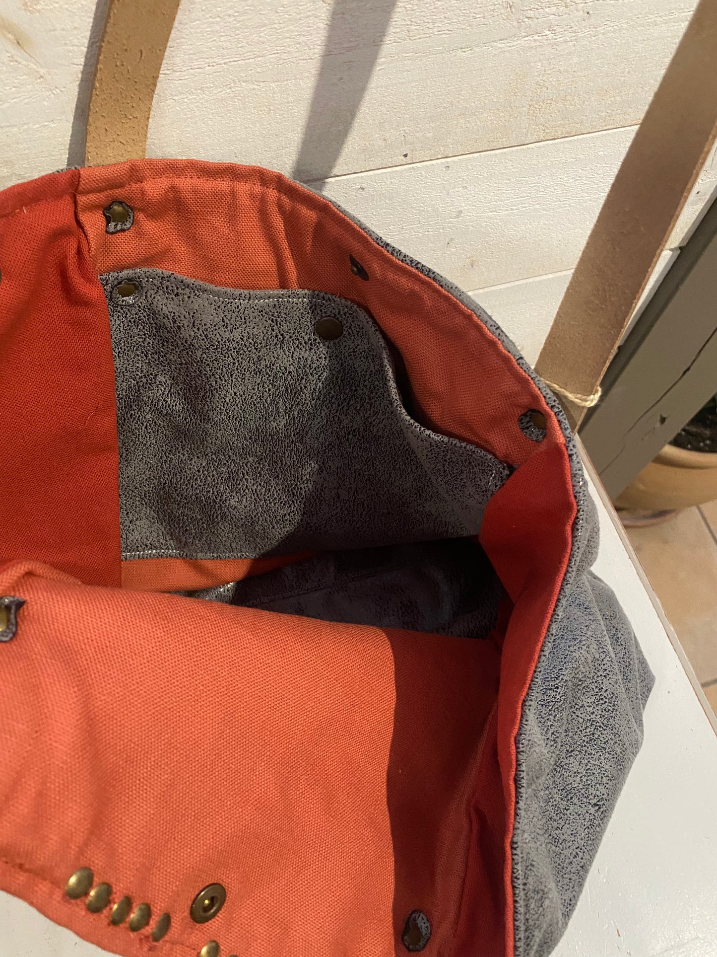 GALETA : cabas anses cuir