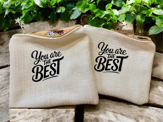 BEST pochette zippée, breloque étoile ⭐️