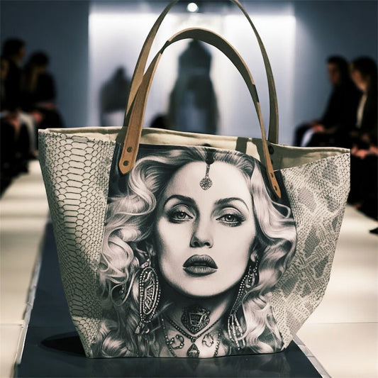 MADONNA cabas anses cuir