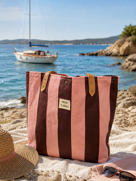 SAC DE PLAGE toile enduite