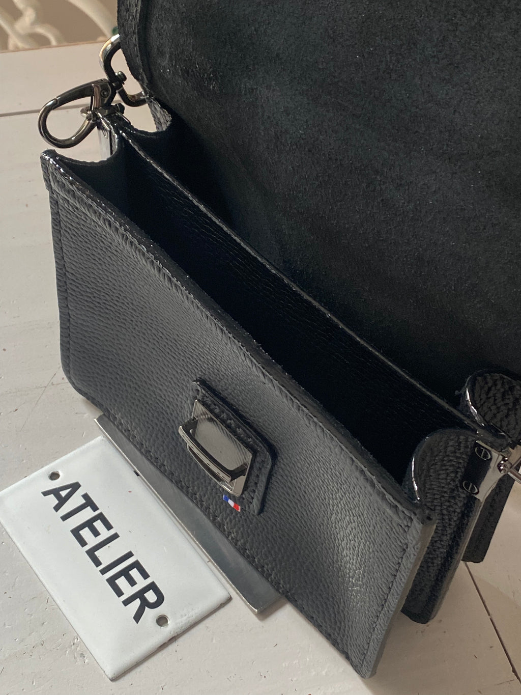CHIC , mini sac cuir porté main 💄