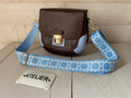 SILLAGE sac cuir chocolat myosotis